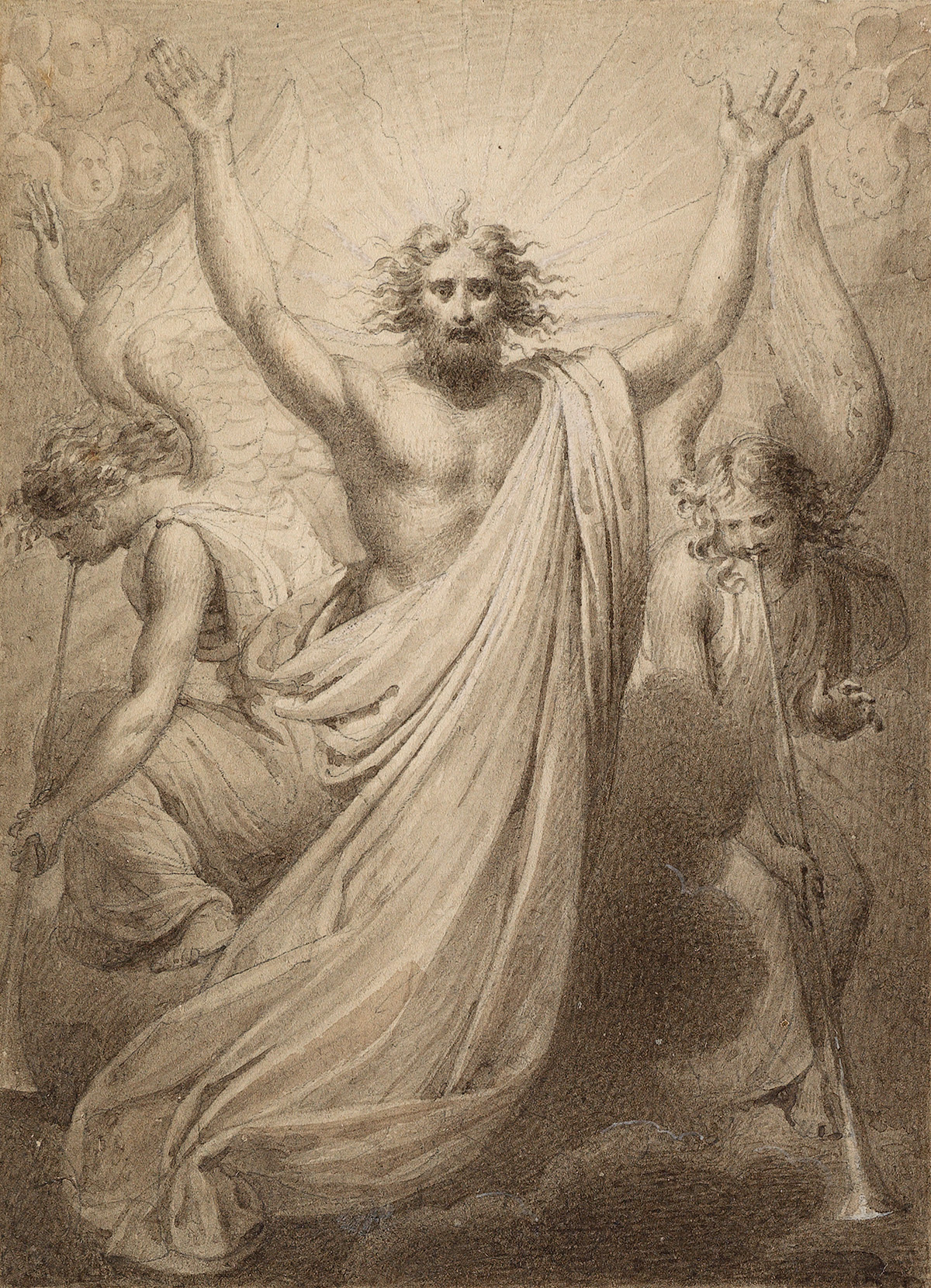 FRENCH SCHOOL, 19TH CENTURY Resurrected Christ in Glory.